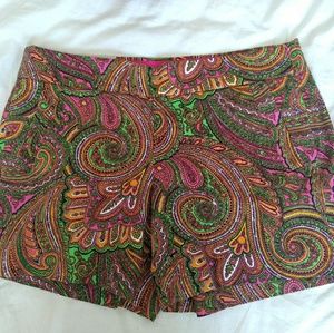 NWT J.Crew Chino City Fit Shorts Paisley